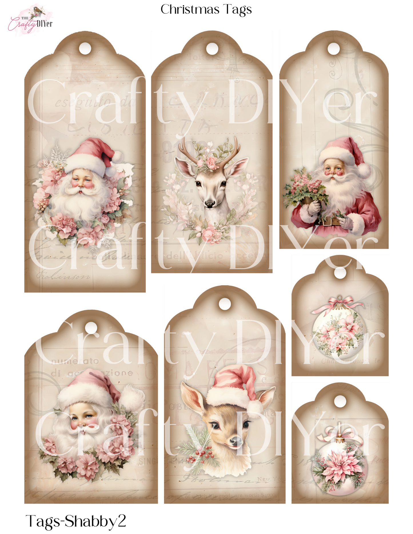 Christmas Tags Digital Printables (November 2023 DPC Exclusive)