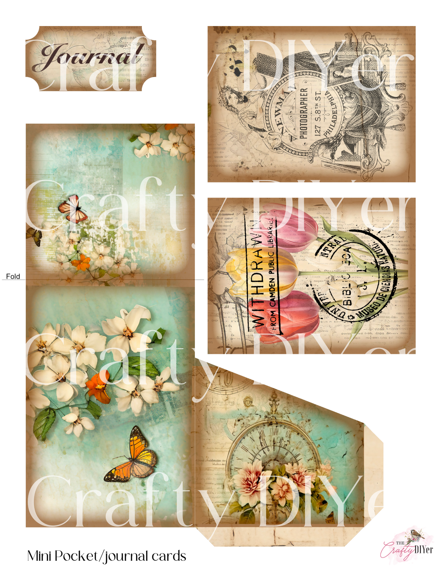 Victorian Journal Digital Printables