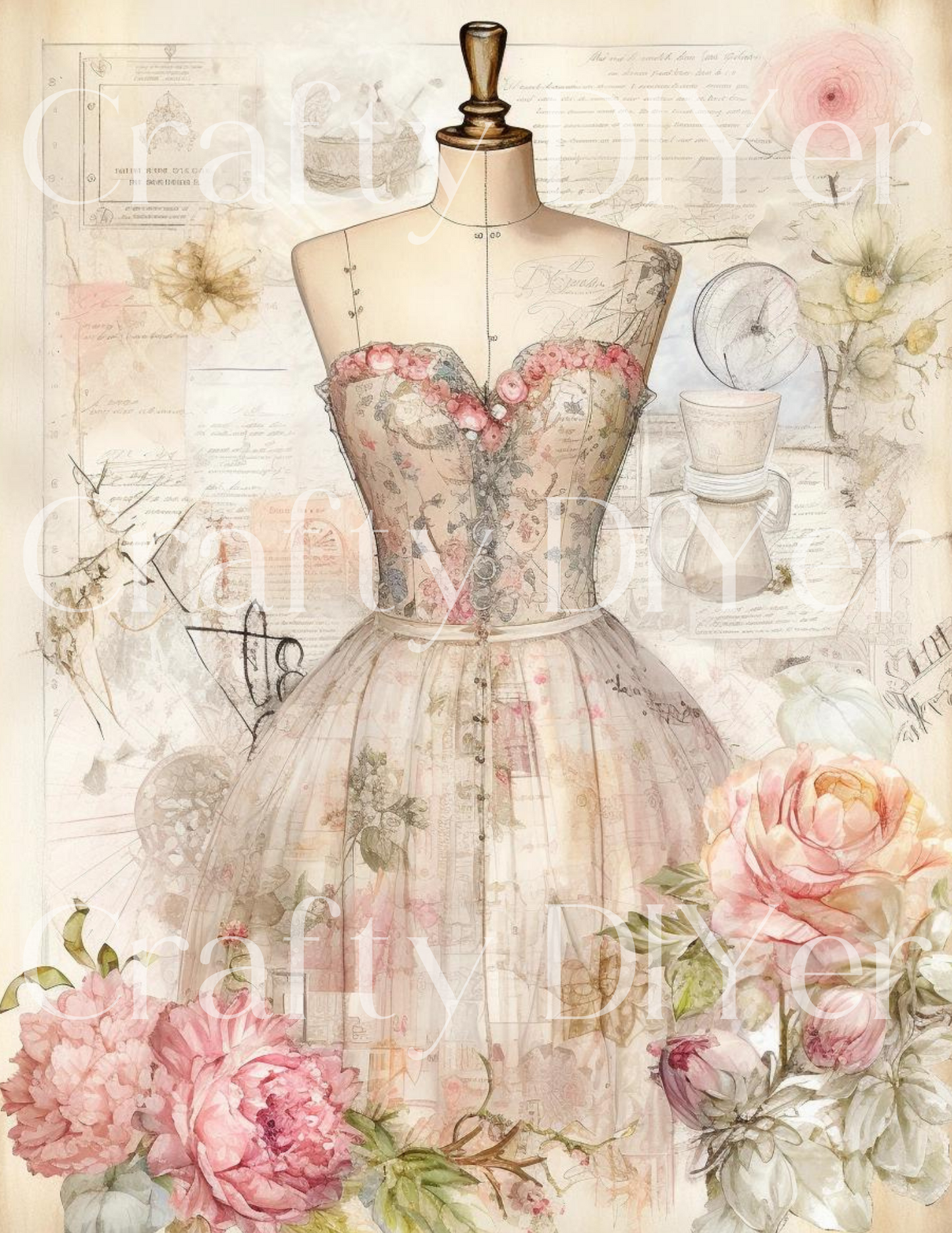 Dress Forms Digital Printables