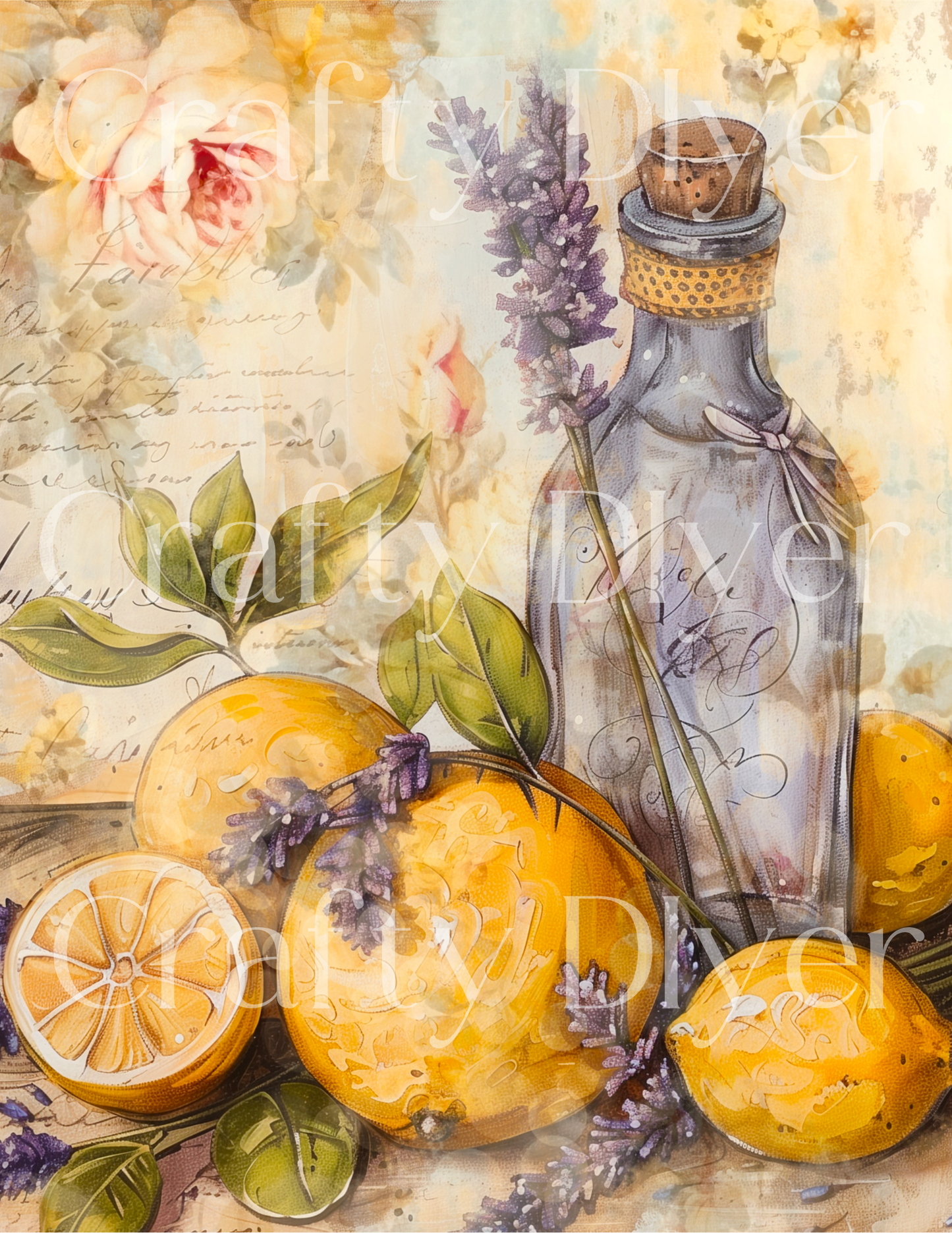 Lemon & Lavender  Printable (Workshop not included)