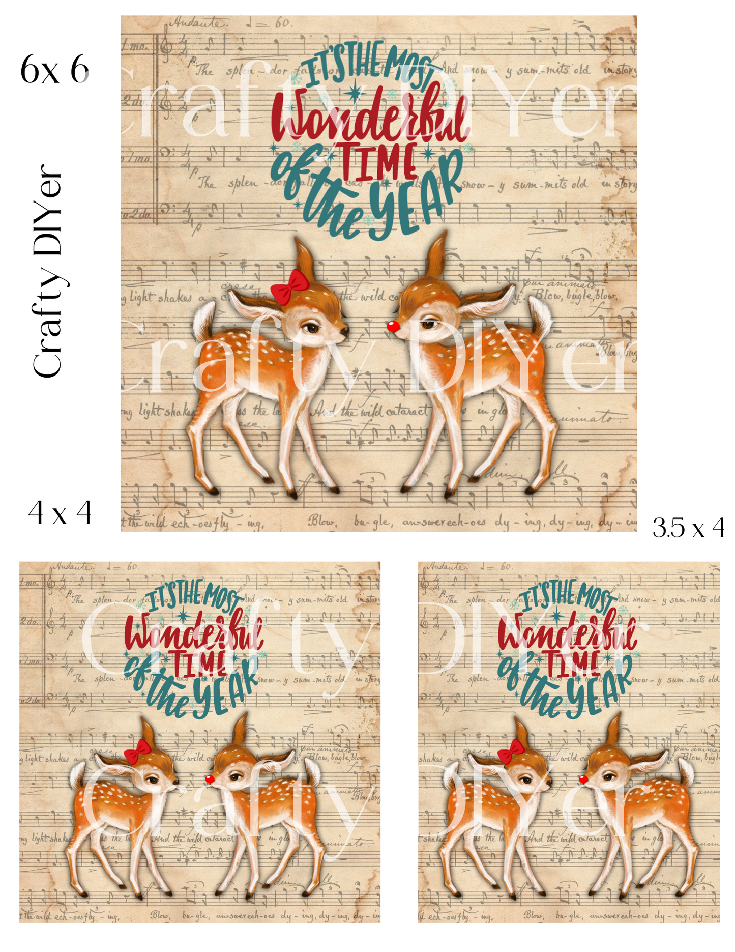 Rudolph loves Clarice Digital Print