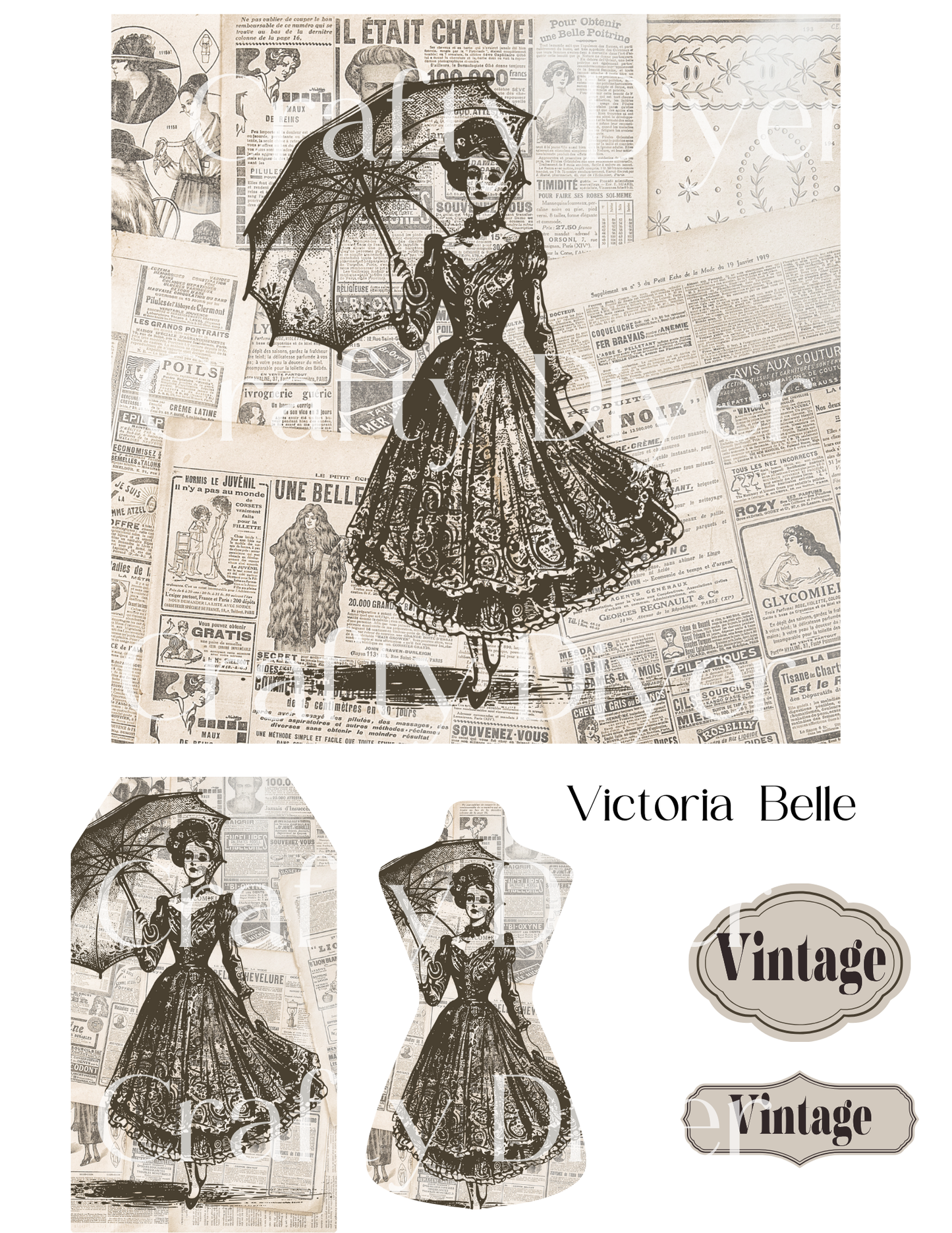 Victoria Belle Digital Printables (May 2024 DPC Exclusive)