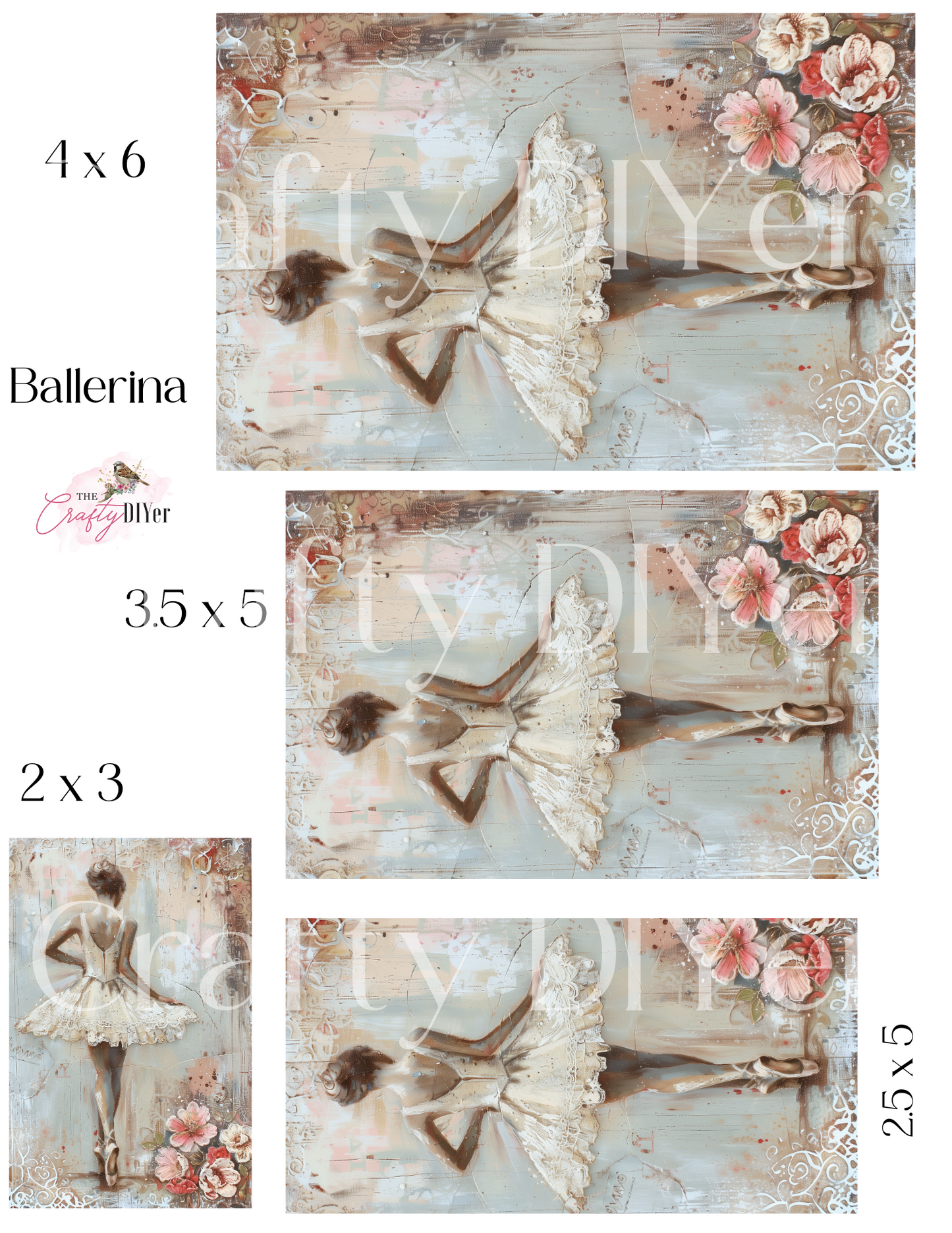 Ballerina Digital Printables