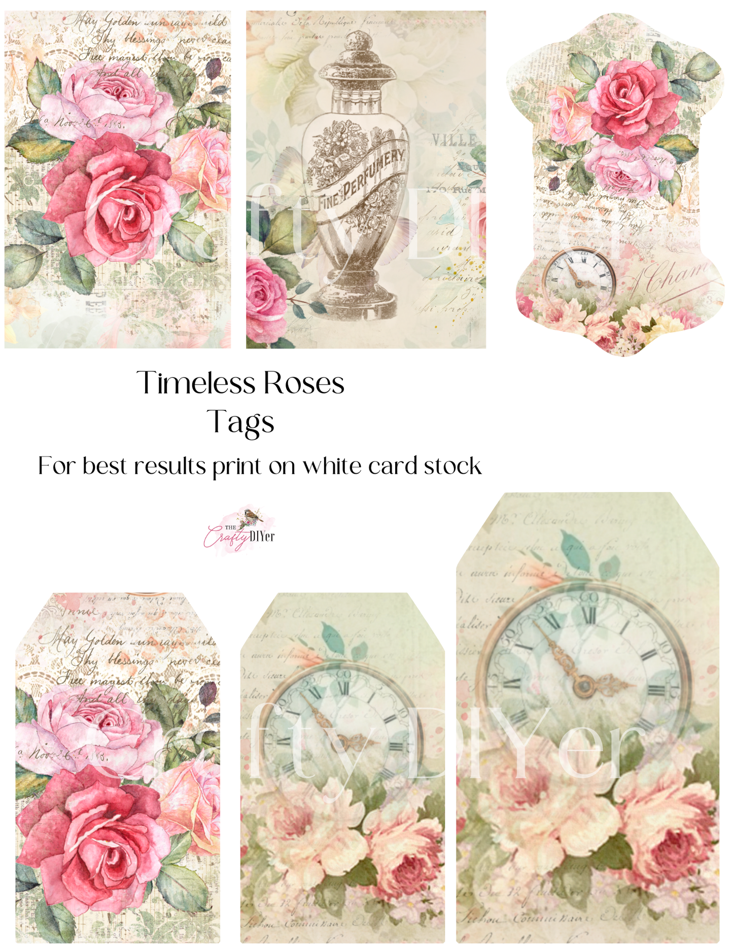 Timeless Roses Folio Kit Digital Printables (July 2024 DPC Exclusive)