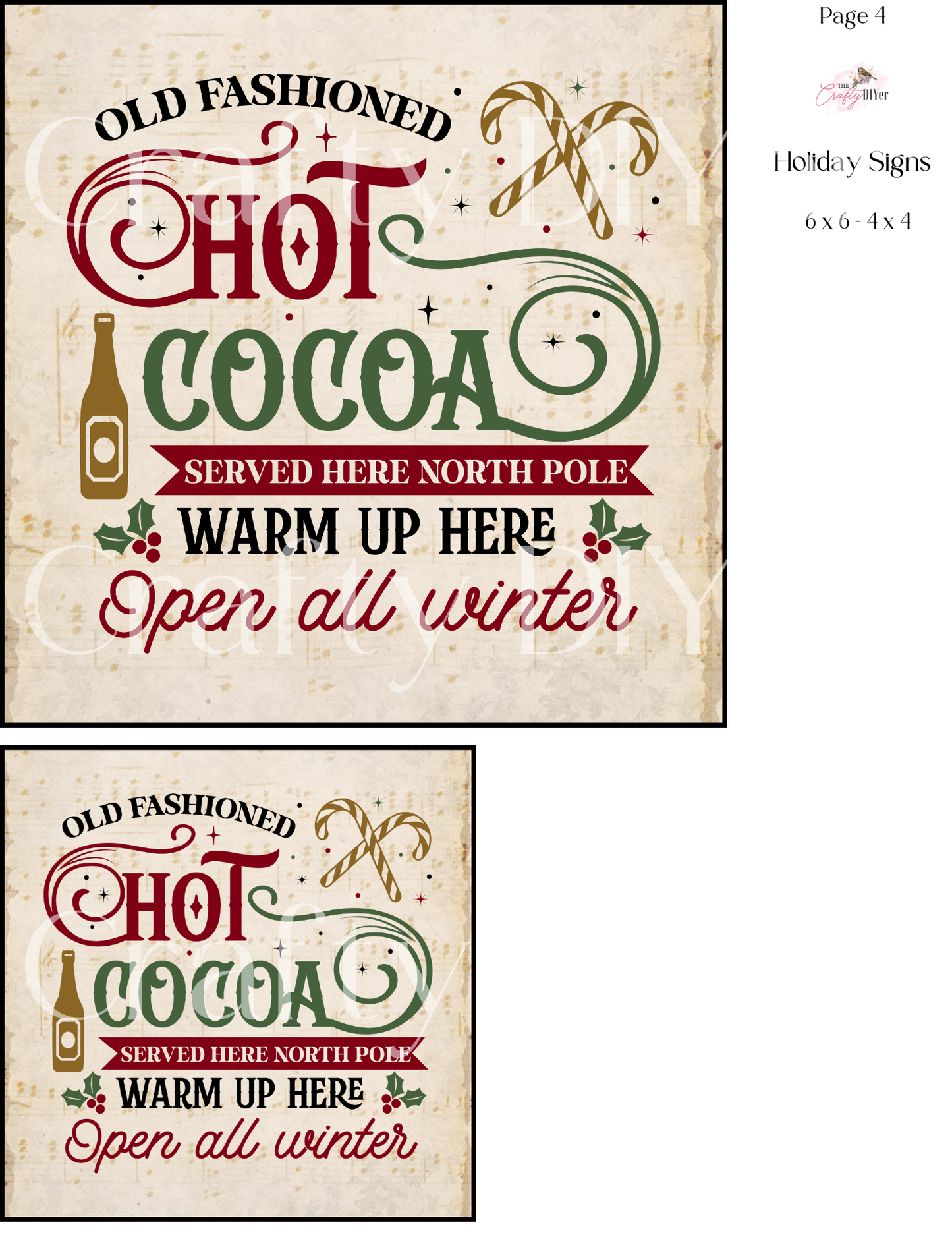 Holiday Signs Digital Printables (October 2024 DPC Exclusive)