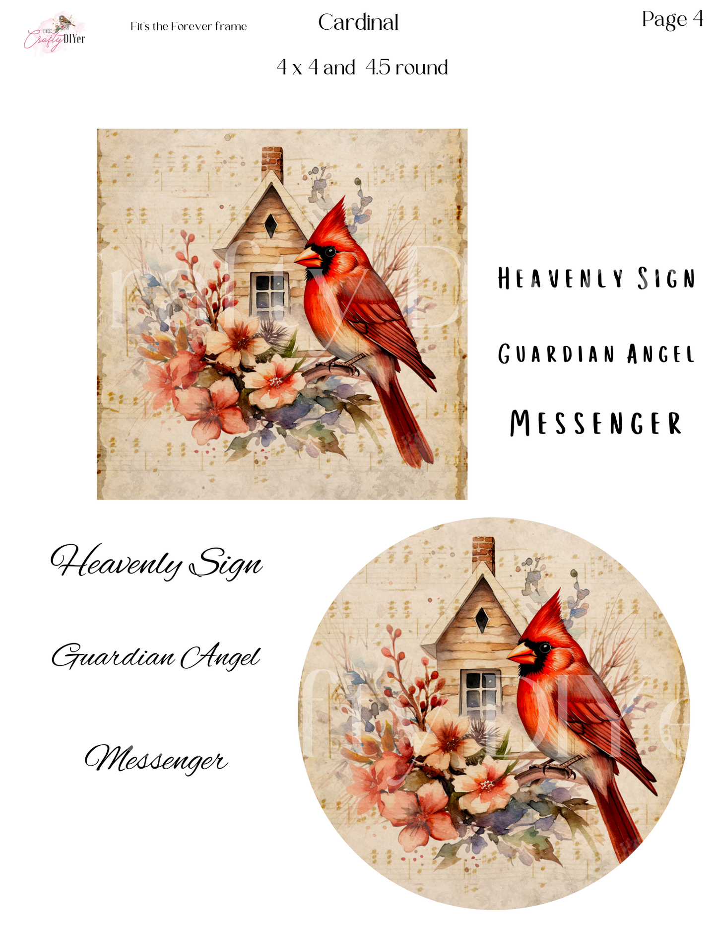 Cardinal Digital Printables