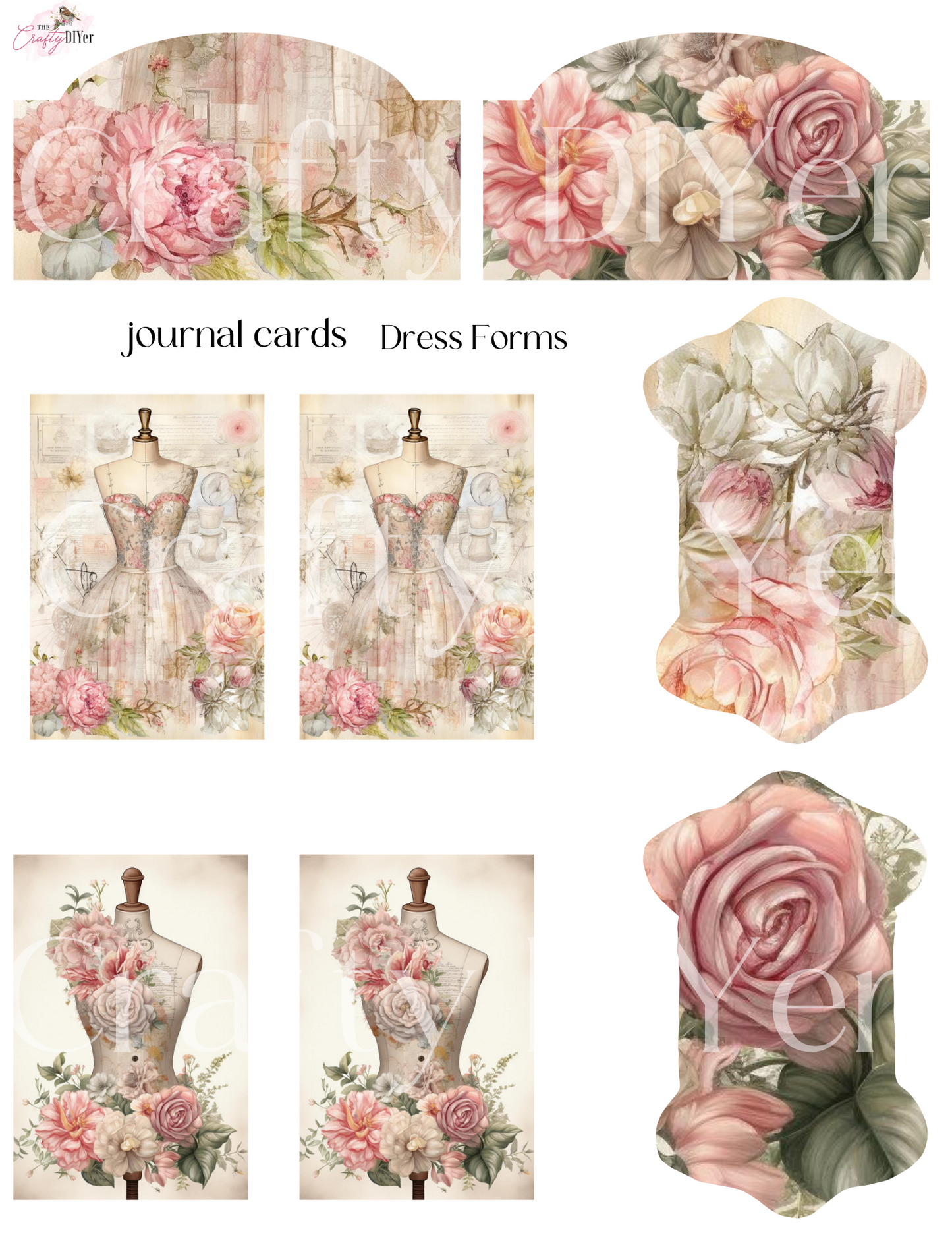 Dress Forms Digital Printables