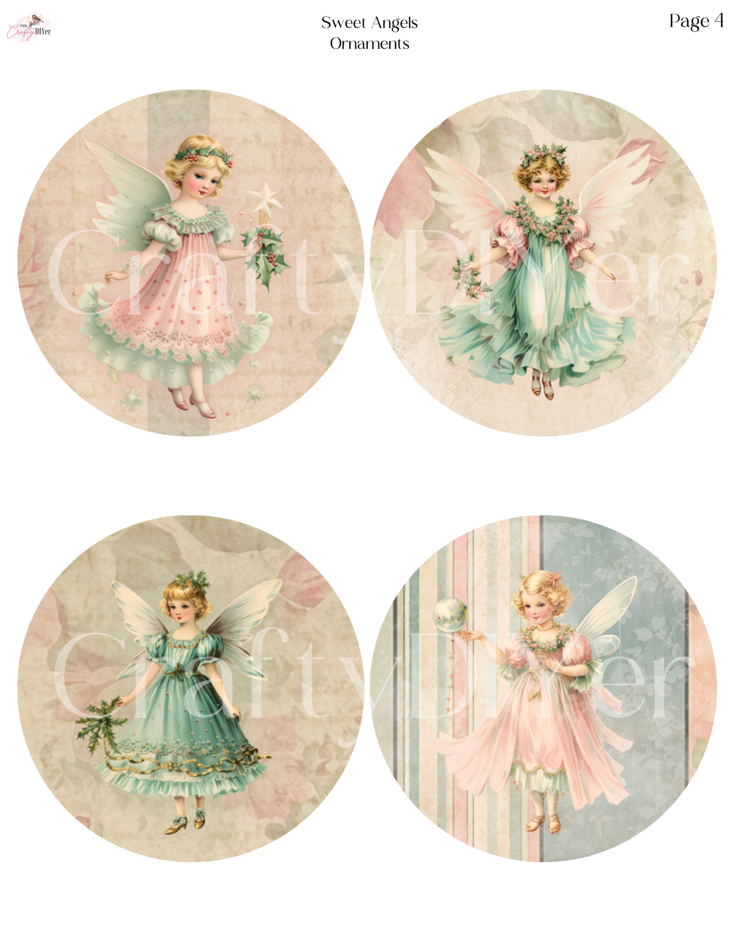 Sweet Angels Digital Printables