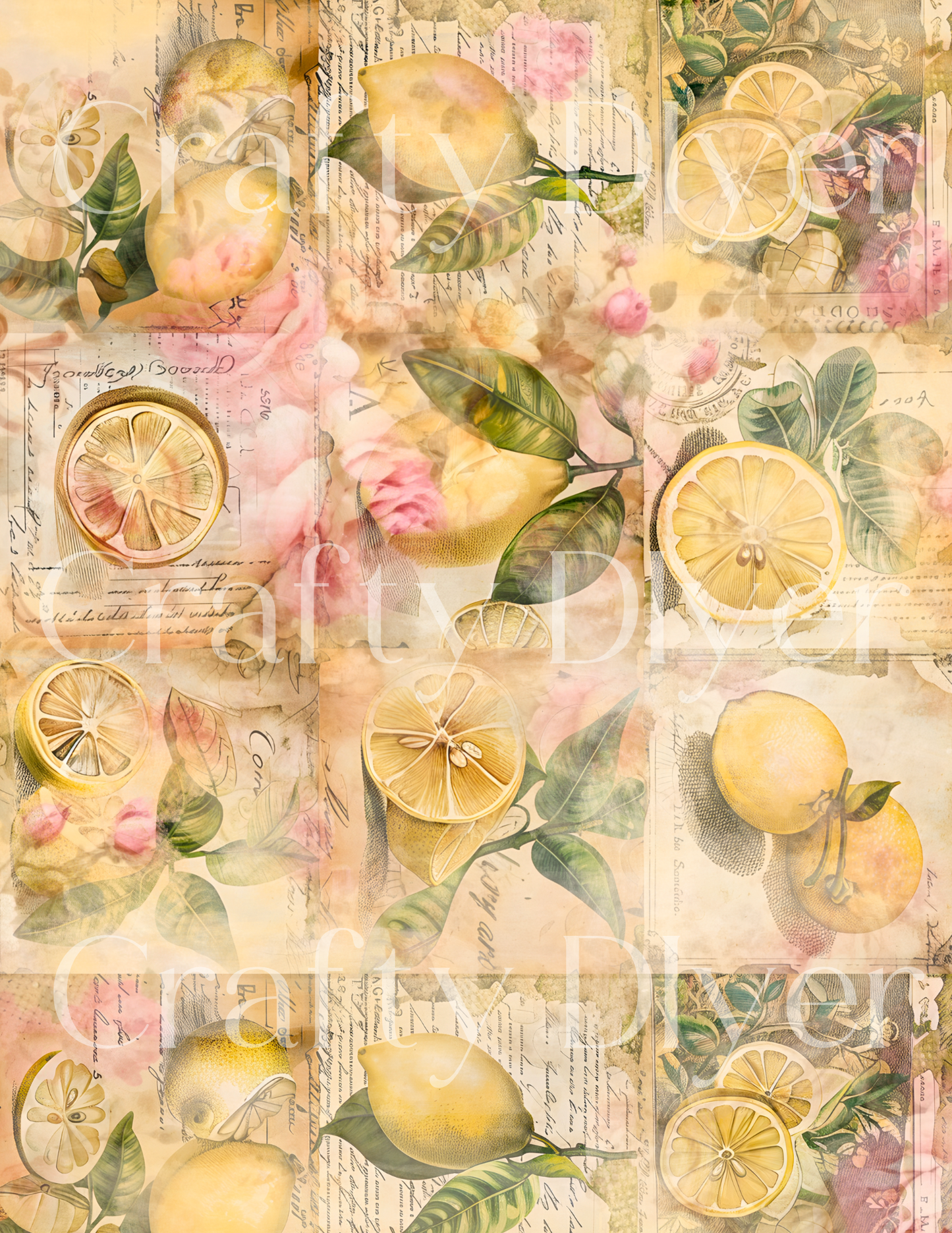 Lemon & Lavender  Printable (Workshop not included)