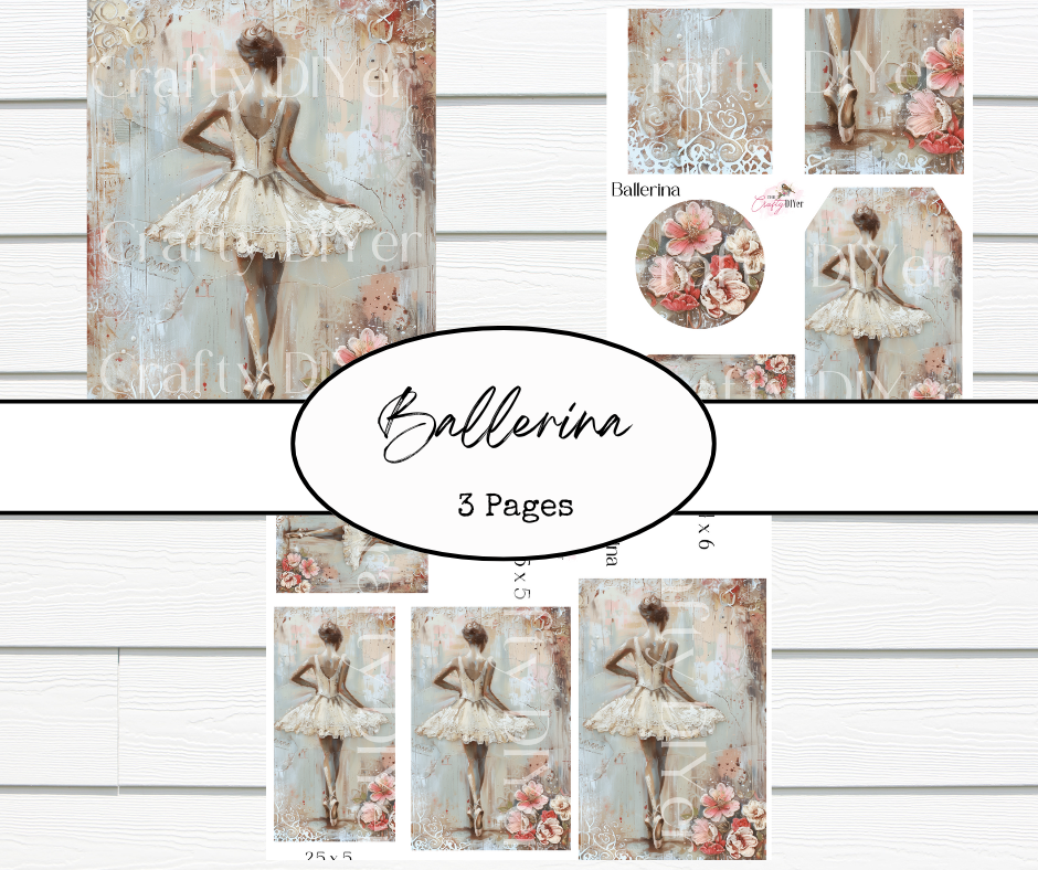 Ballerina Digital Printables