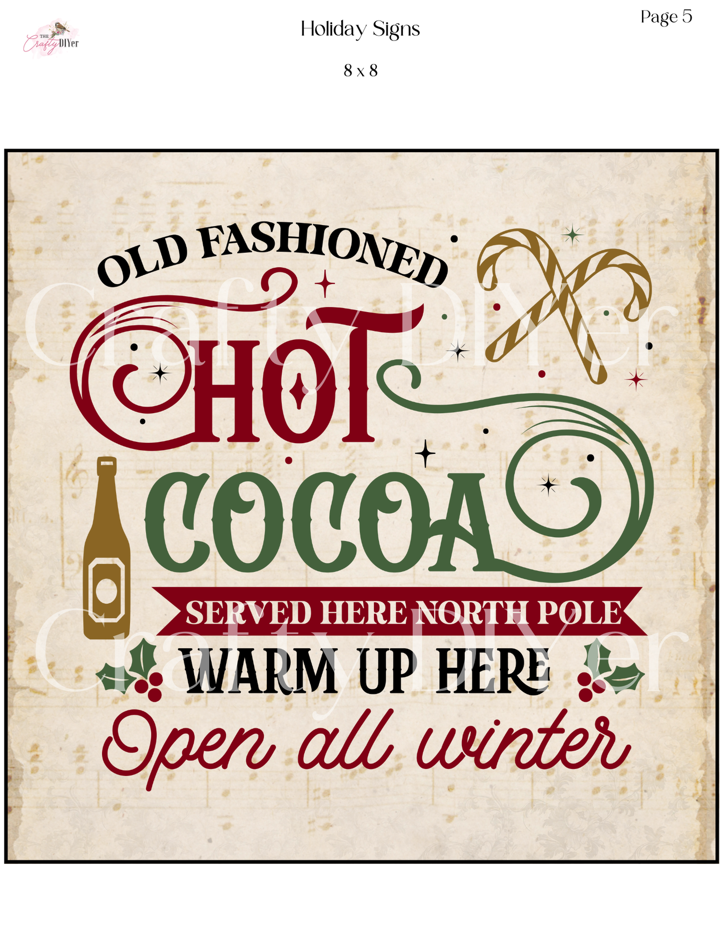 Holiday Signs Digital Printables (October 2024 DPC Exclusive)