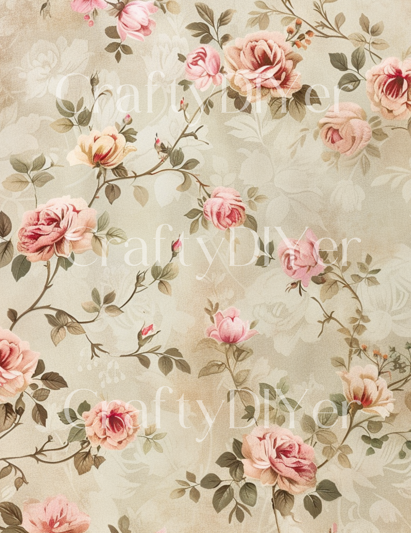 Rosy Dream Folio Digital Printables