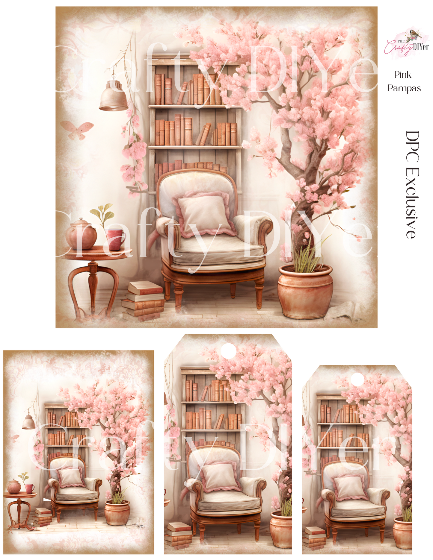 Pink Pampas Digital Printables (March 2024 DPC Exclusive)