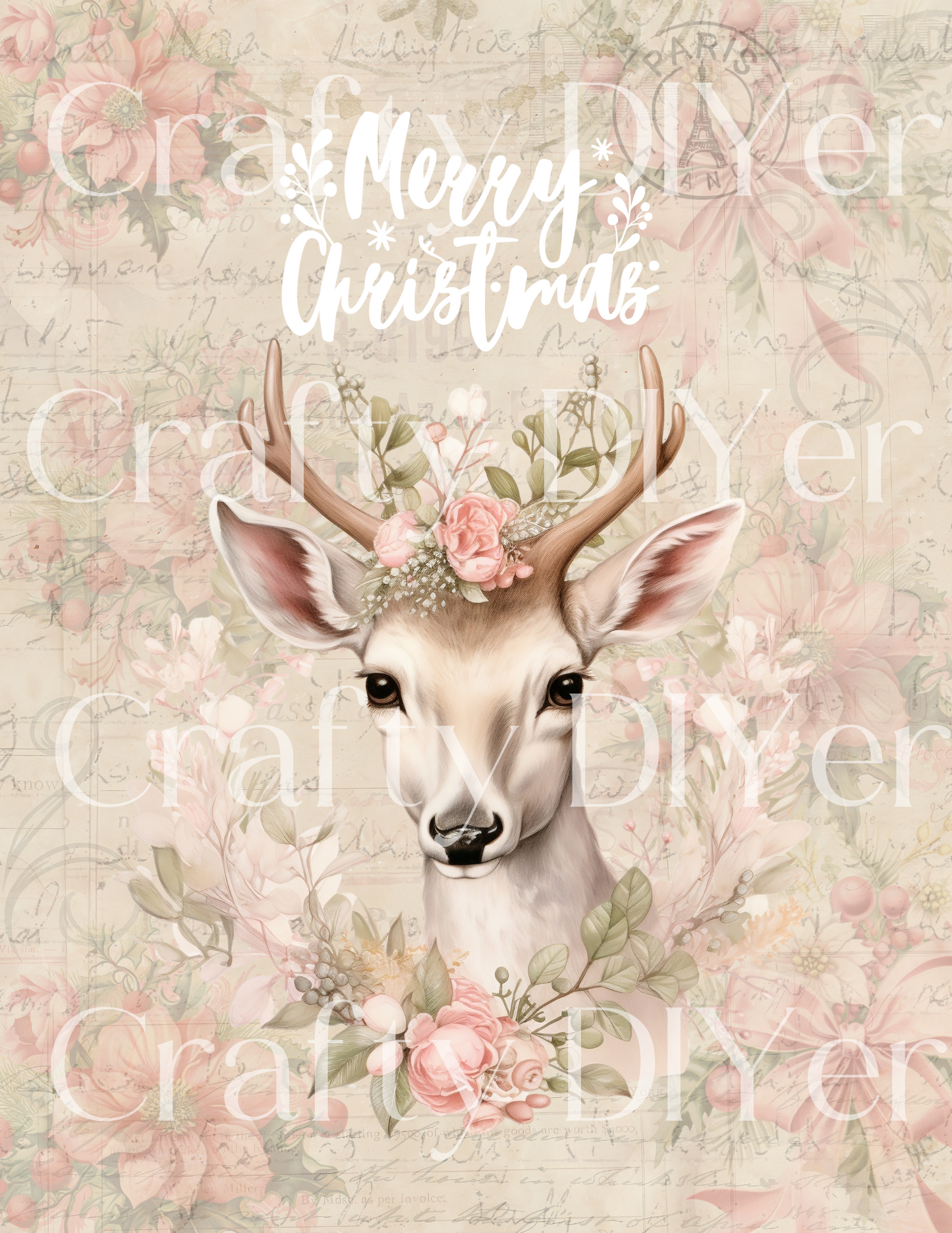 Mystical Deer Digital Print