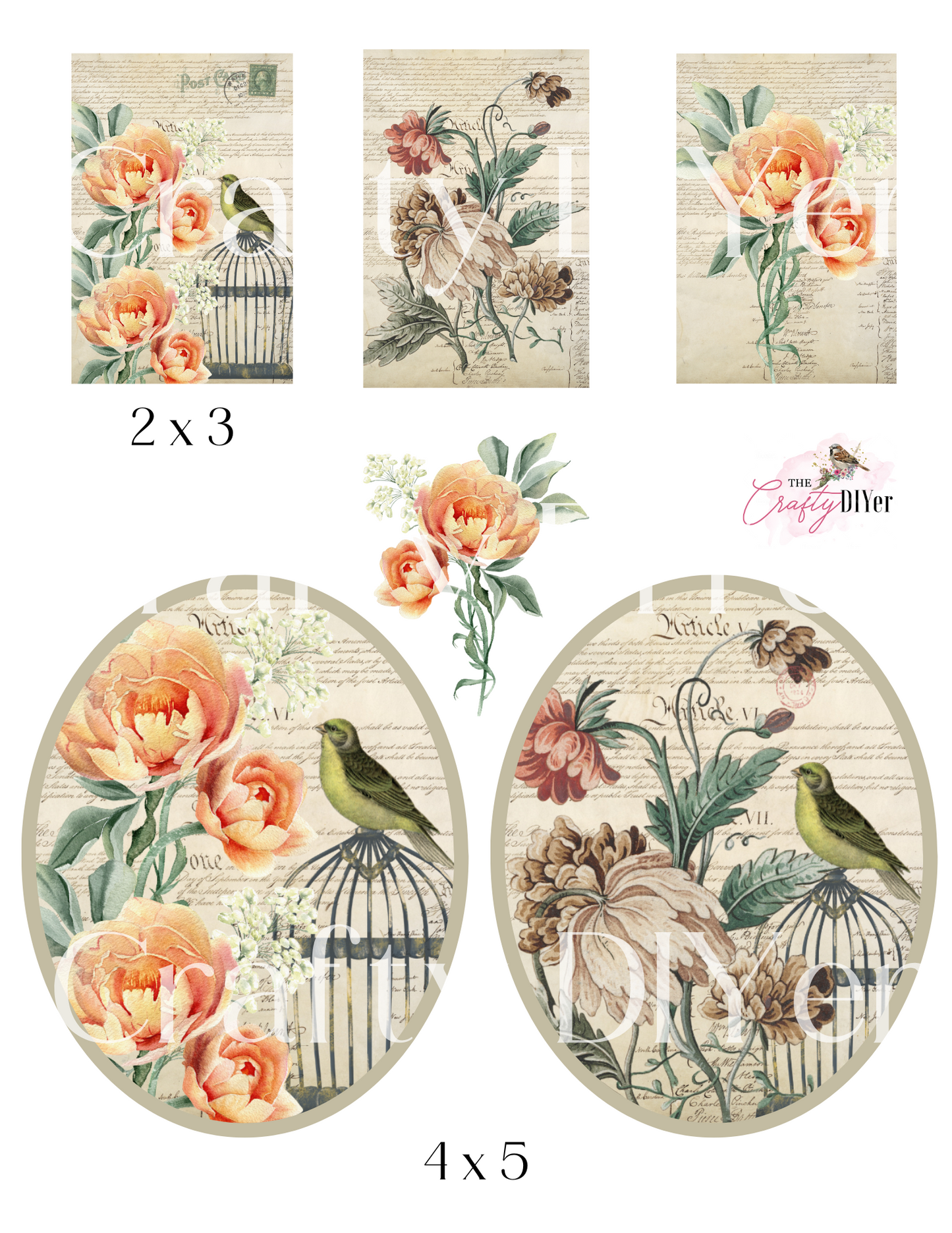 Botanical and Birds Printable Set