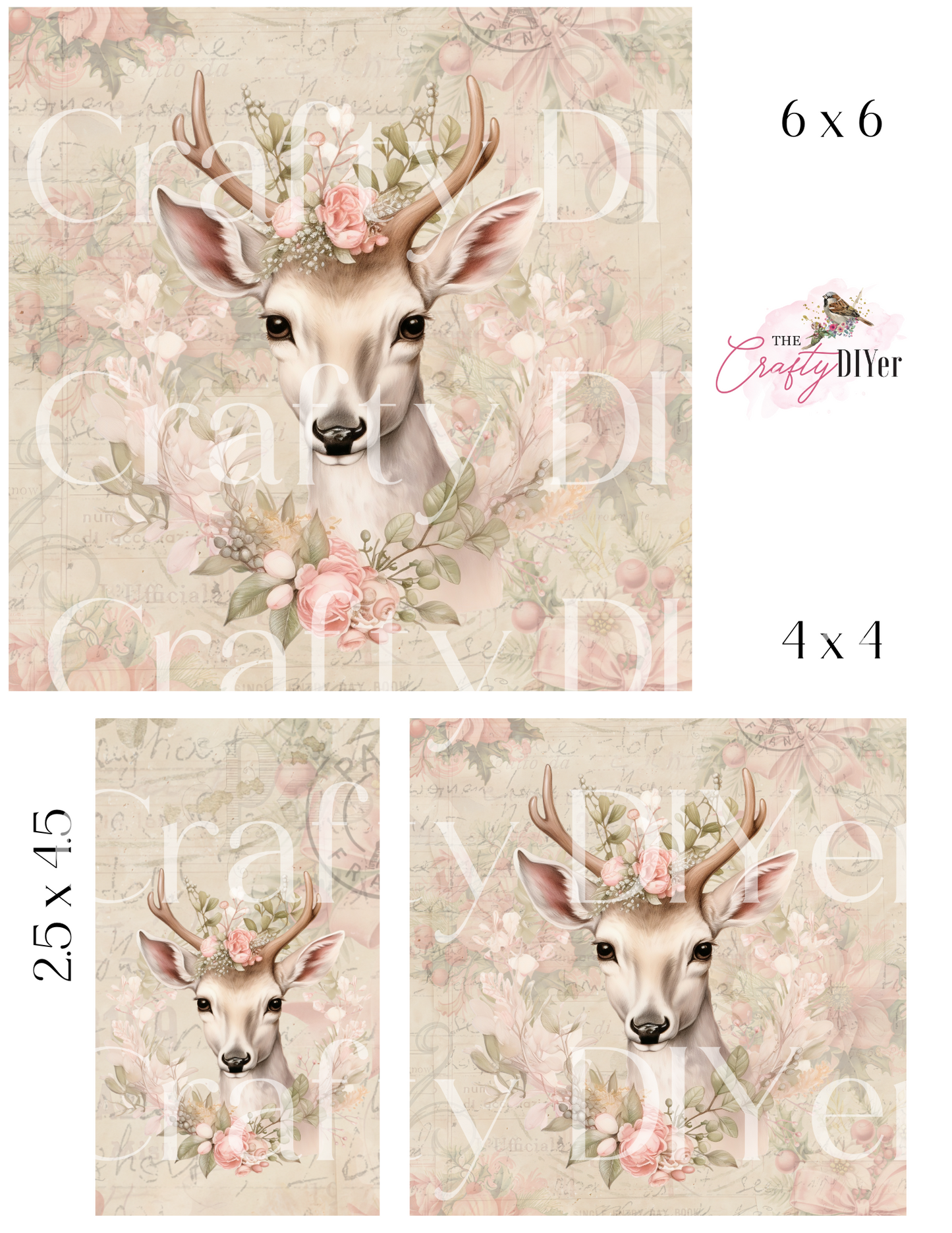 Mystical Deer Digital Print