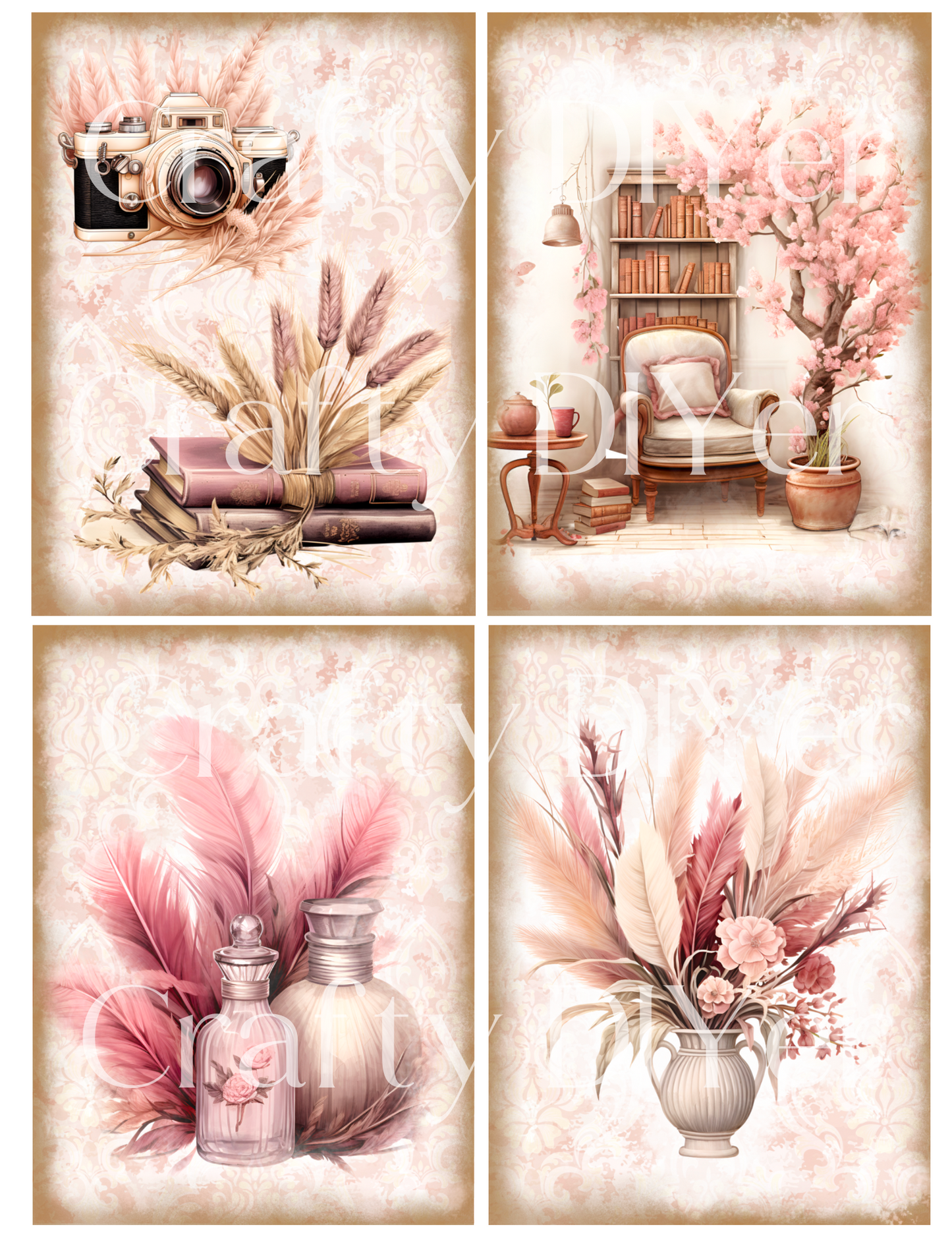 Pink Pampas Digital Printables (March 2024 DPC Exclusive)