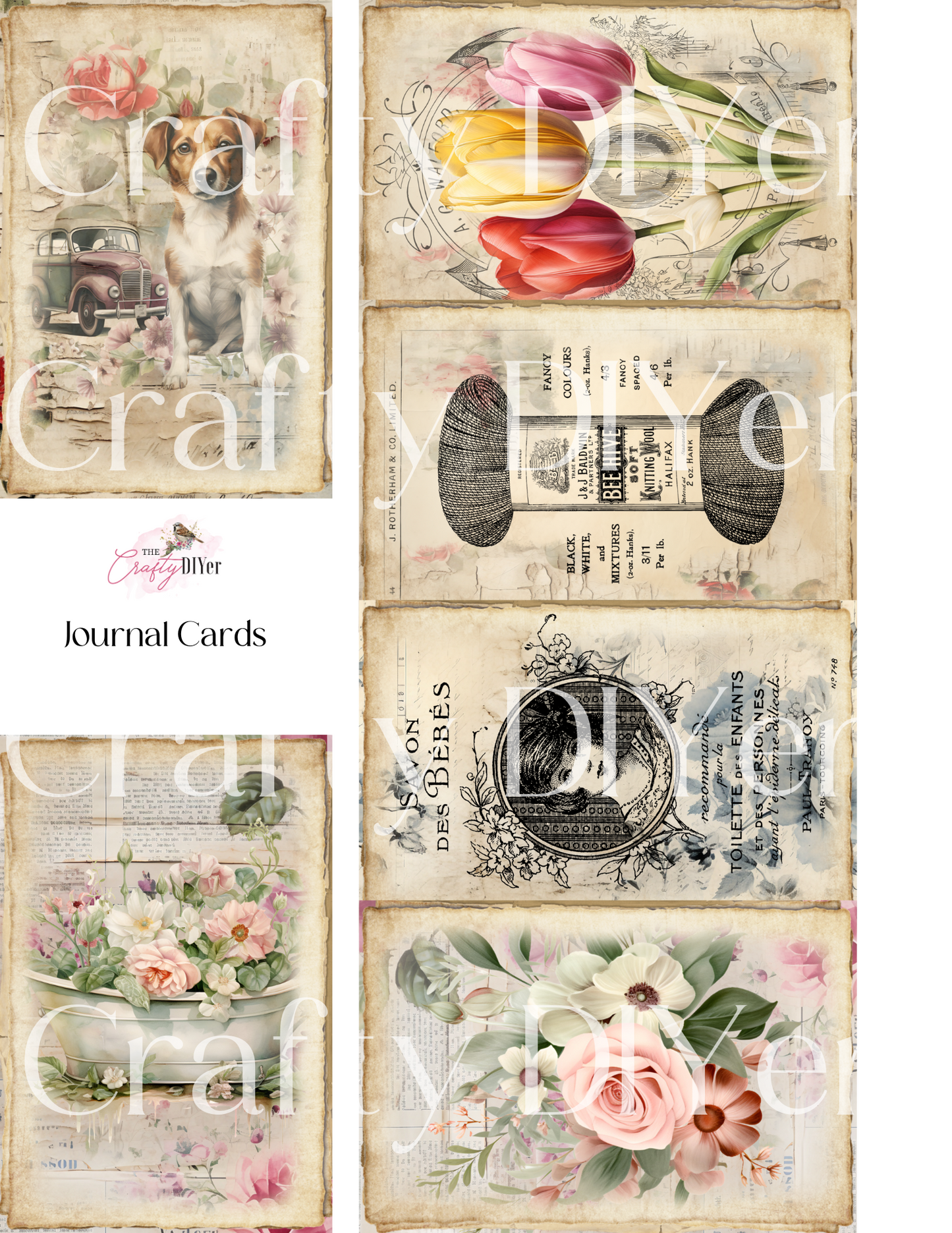 Victorian Journal Digital Printables