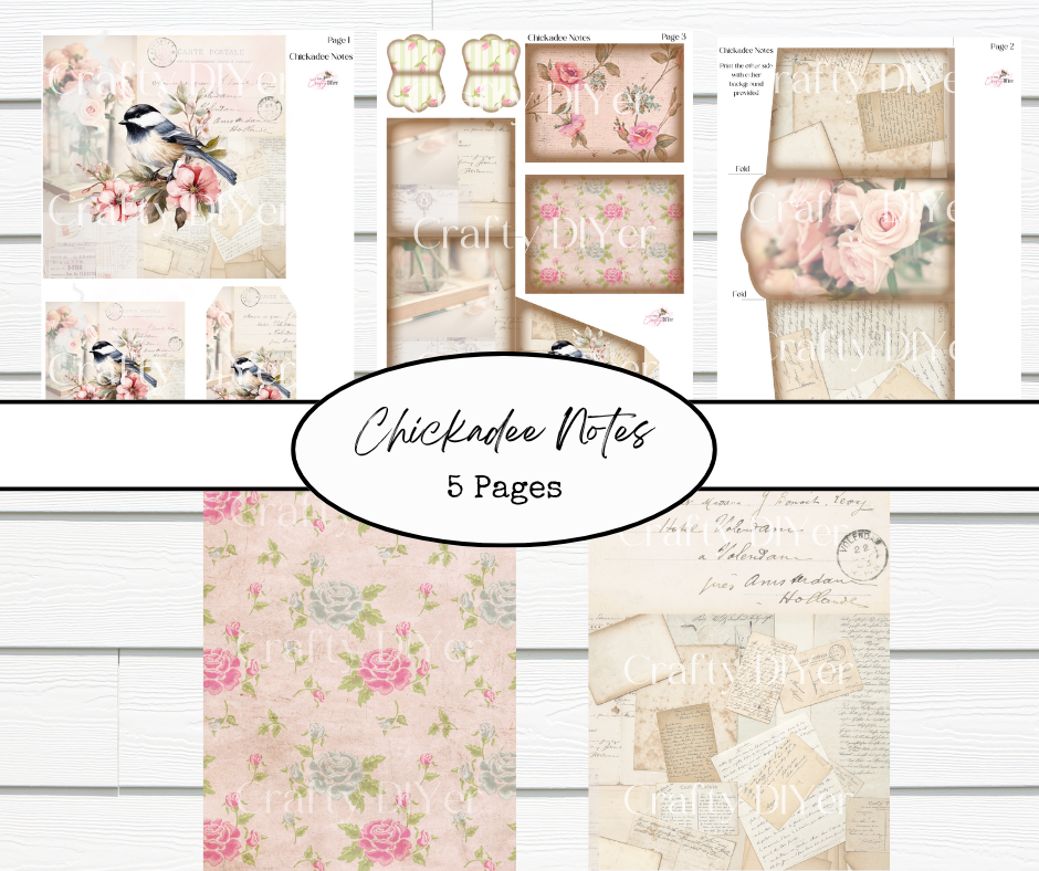 Chickadee Notes Digital Printables