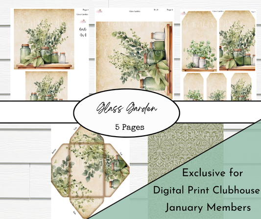 Glass Gardens Digital Printables (February 2025 DPC Exclusive)