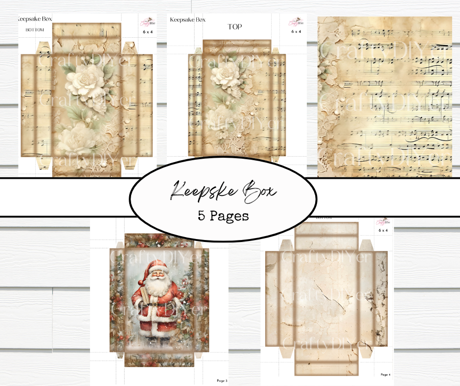 Keepsake Box Digital Printables