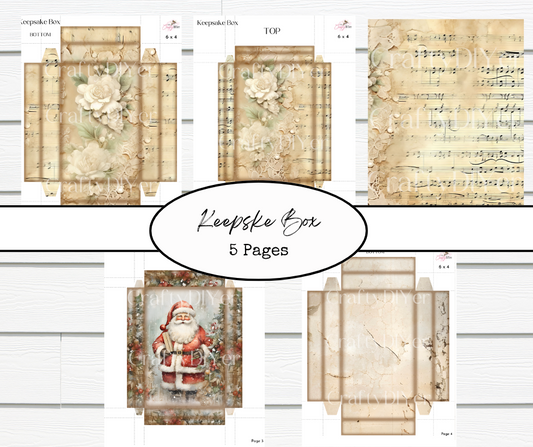 Keepsake Box Digital Printables