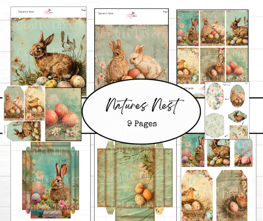 Natures Nest Digital Printables