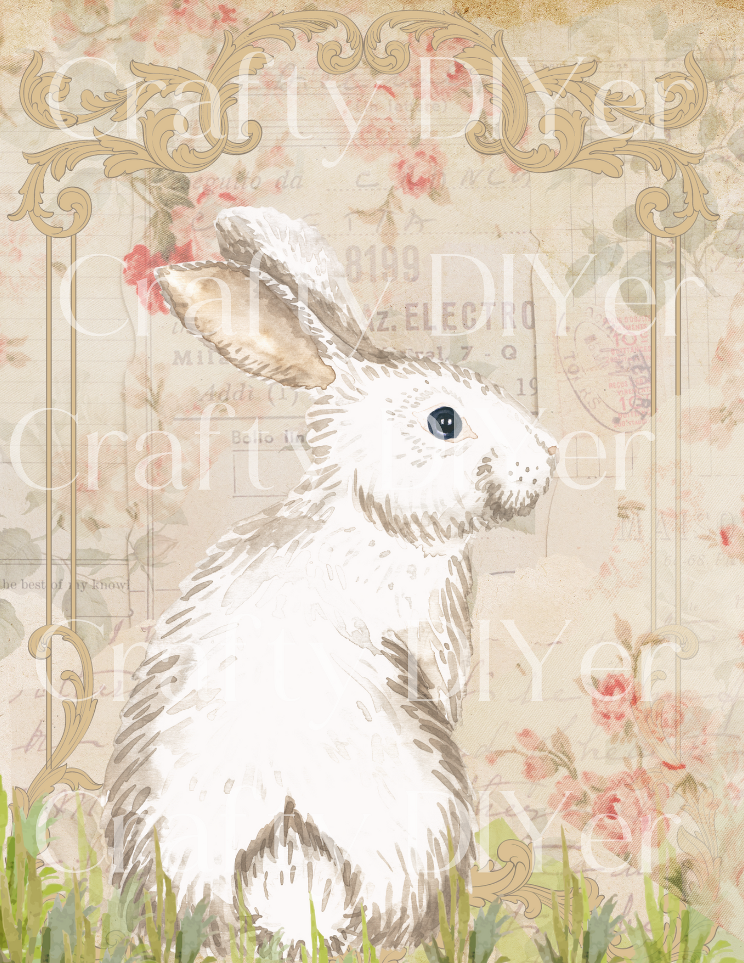 Bunny Printable's 4 pages 8 x 10