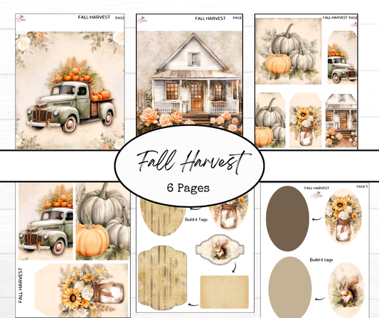 Fall Harvest Digital Printables